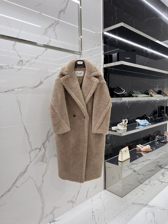 Max Mara Teddy fur long coat Size XS-M