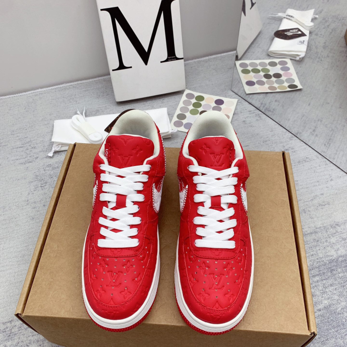 Louis Vuitton x Off White x Air Force 1 Sneaker Size 36-45   8-Color