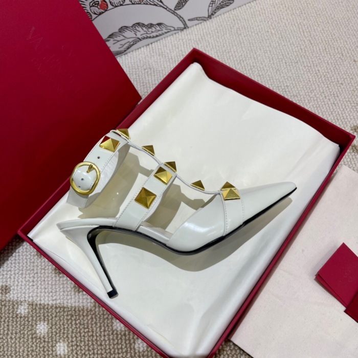 Valentino Roman Stud Calfskin Pumps Size 35-41 12-Color