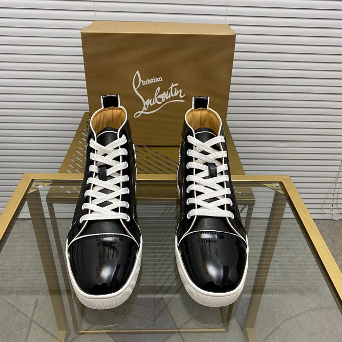 Christian Louboutin Louis High-Top Sneaker Size 36-46  8-Color