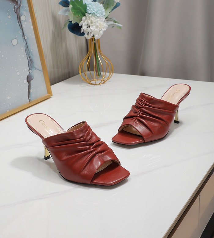 Dior D-Fame Heeled Sandal Pumps Size 35-41 5-Color