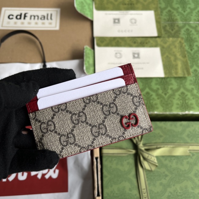 Gucci Kartenetui Mit GG Detail Size 11*7cm