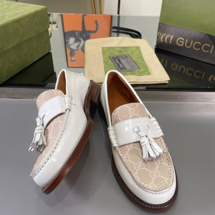 Gucci GG Loafers with Tassel Size 39-45 5-Color