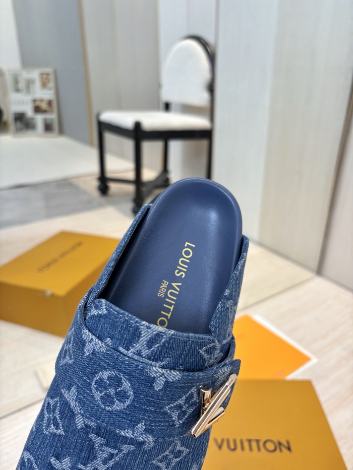 Louis Vuitton Pool Pillow Flat Comfort Slippers Size 36-46