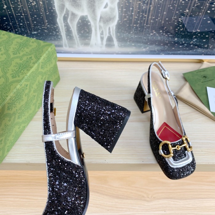 Gucci Slingback With Horsebit Pumps Size 35-41 5-Color