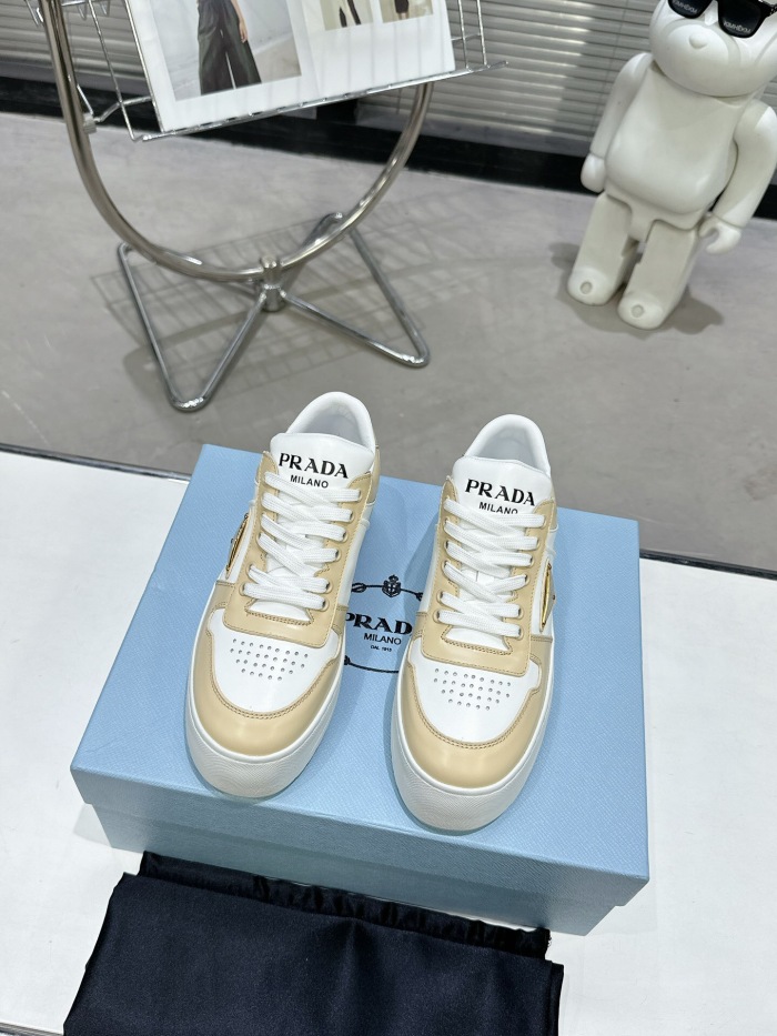 Prada 2024 New Downtown Bold leather Sneaker Size 36-41