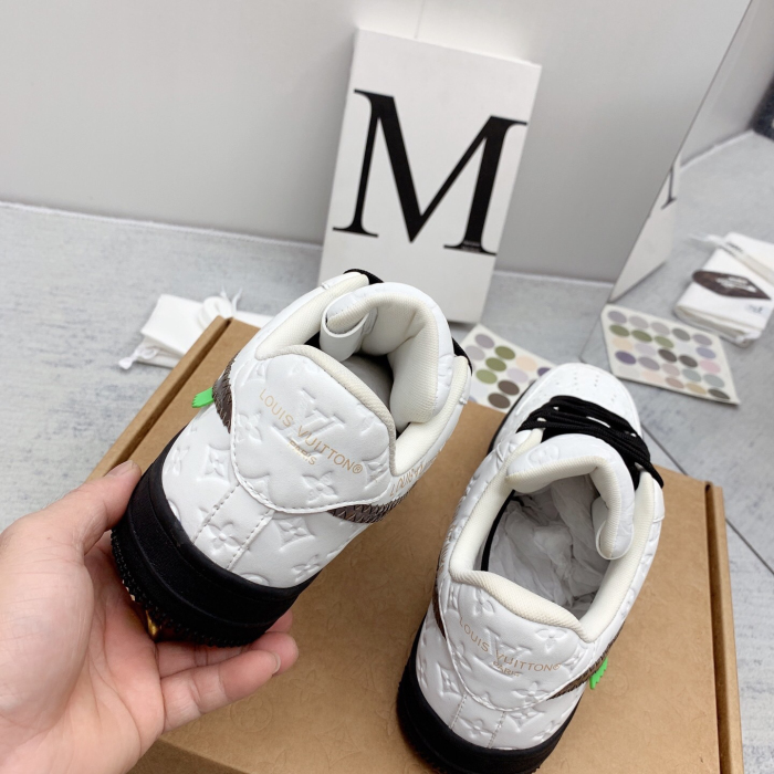 Louis Vuitton x Off White x Air Force 1 Sneaker Size 36-45   9-Color