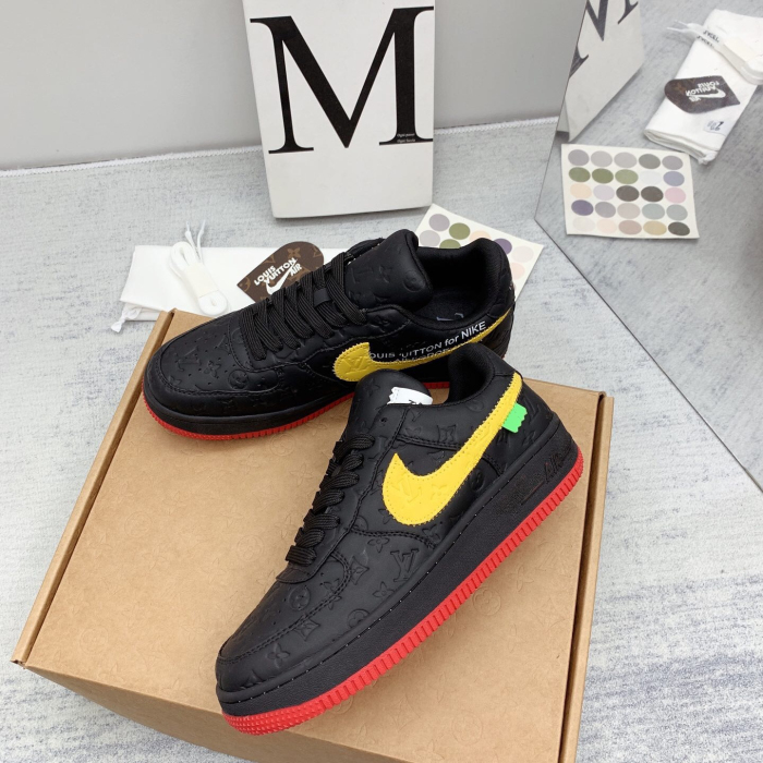 Louis Vuitton x Off White x Air Force 1 Sneaker Size 36-45   8-Color