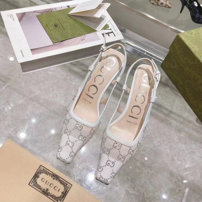 Gucci GG Slingback Pumps Size 35-41 4-Color