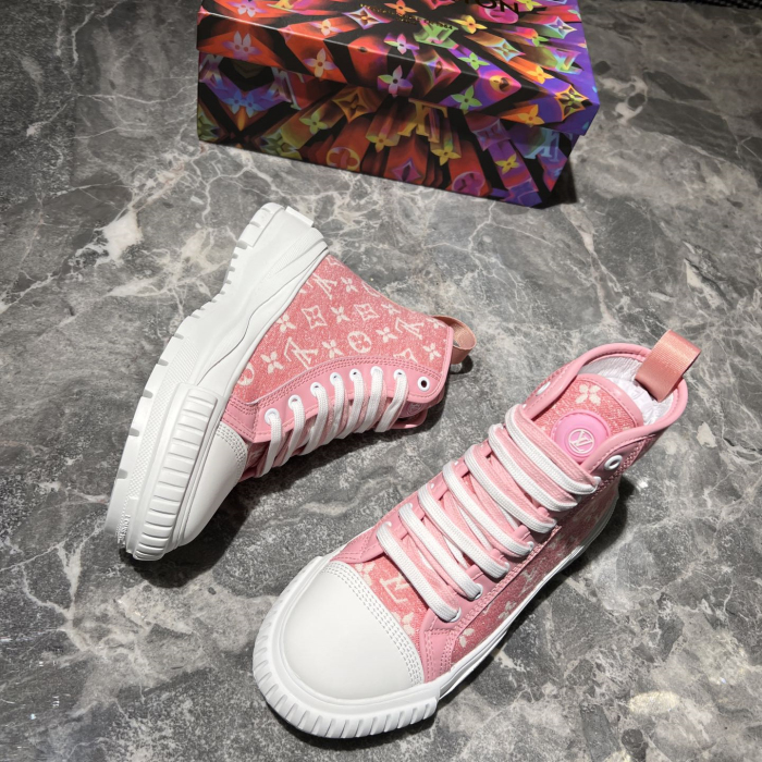 Louis Vuitton Squad High Top Sneaker Size 35-40  2-Color