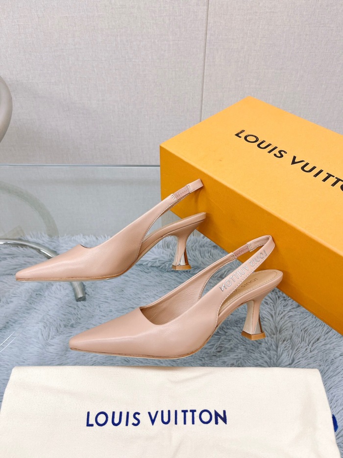 Louis Vuitton Sparkle Slingback Pumps Size 35-41 5-Color