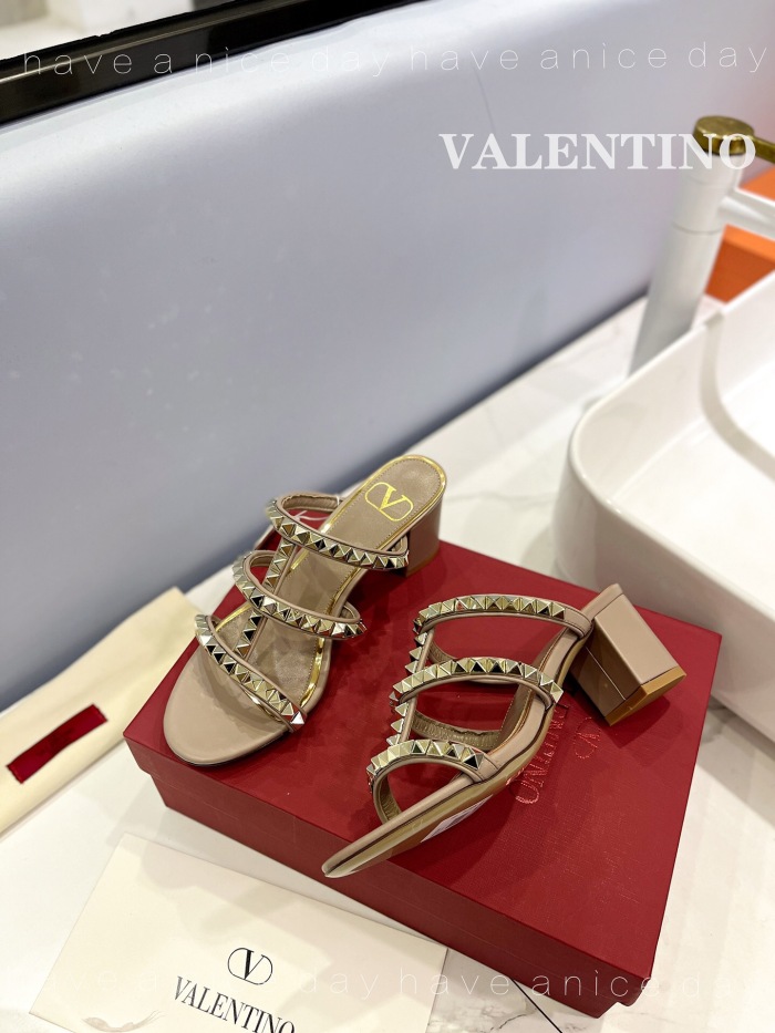 Valentino Rockstud Calfskin Leather Pumps Size 35-41 5-Color