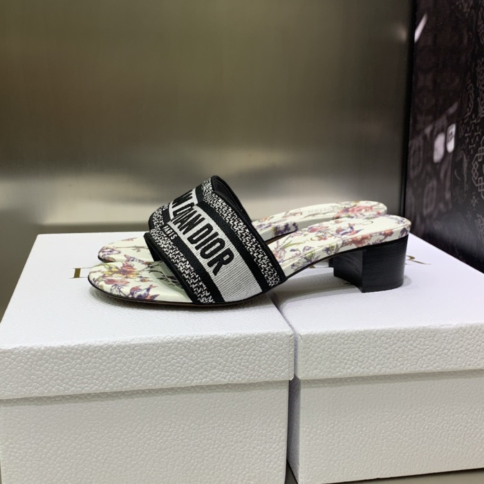 Dior Dway Heeled Sandal Pumps Size 35-41 9-Color