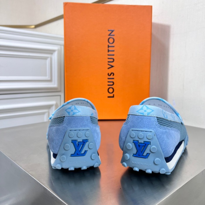 Louis Vuitton LV Racer Moccasin Loafers Size 39-45 4-Color