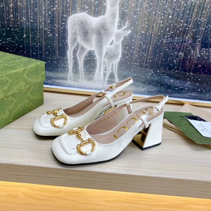 Gucci Slingback With Horsebit Pumps Size 35-41 7-Color