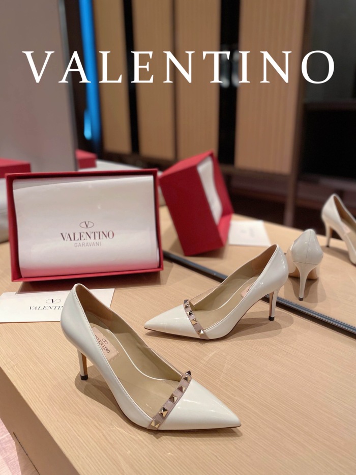 Valentino Rockstud Patent-Leather Pumps Size 35-41 3-Color