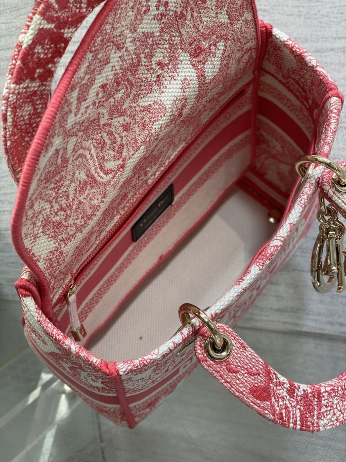 Dior Lady D-Lite Women Shoulder Bags Size 24*11*20cm