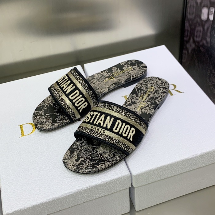 Dior Dway Slippers Size 35-41 8-Color