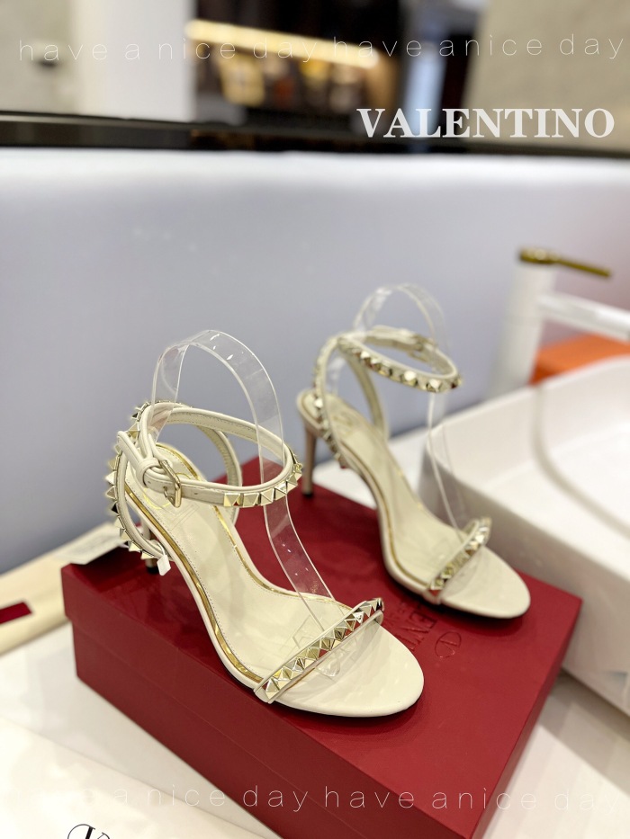 Valentino Rockstud Goatskin Pumps Size 35-41 4-Color