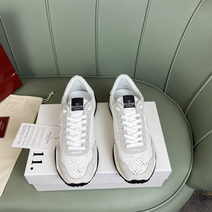 Valentino Lace and Mesh Lacerunner Sneaker Size 36-41   9-Color