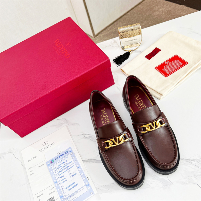 Valentino Volgo Chain Loafer Size 36-45   4-Color