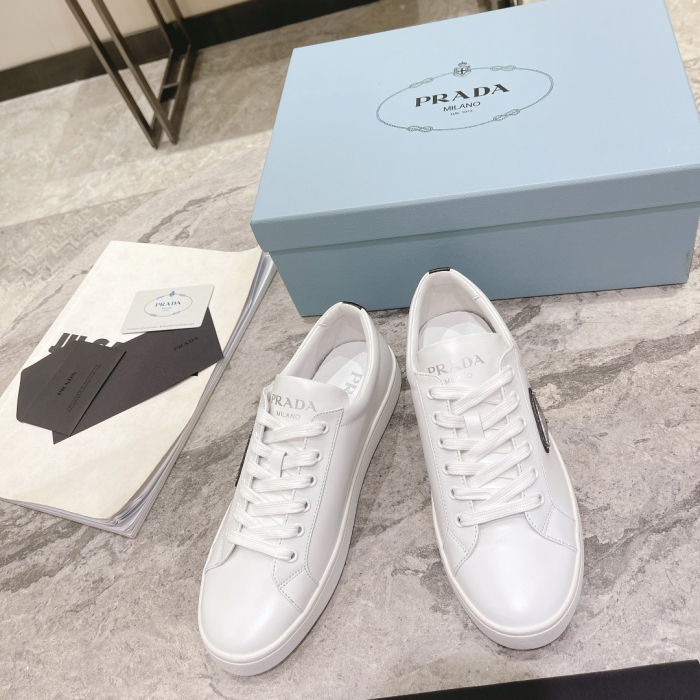 Prada Brushed Leather Sneaker Size 36-45   4-Color