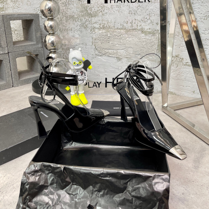 YSL Blade Slingback Pumps Size 35-39 2-Color