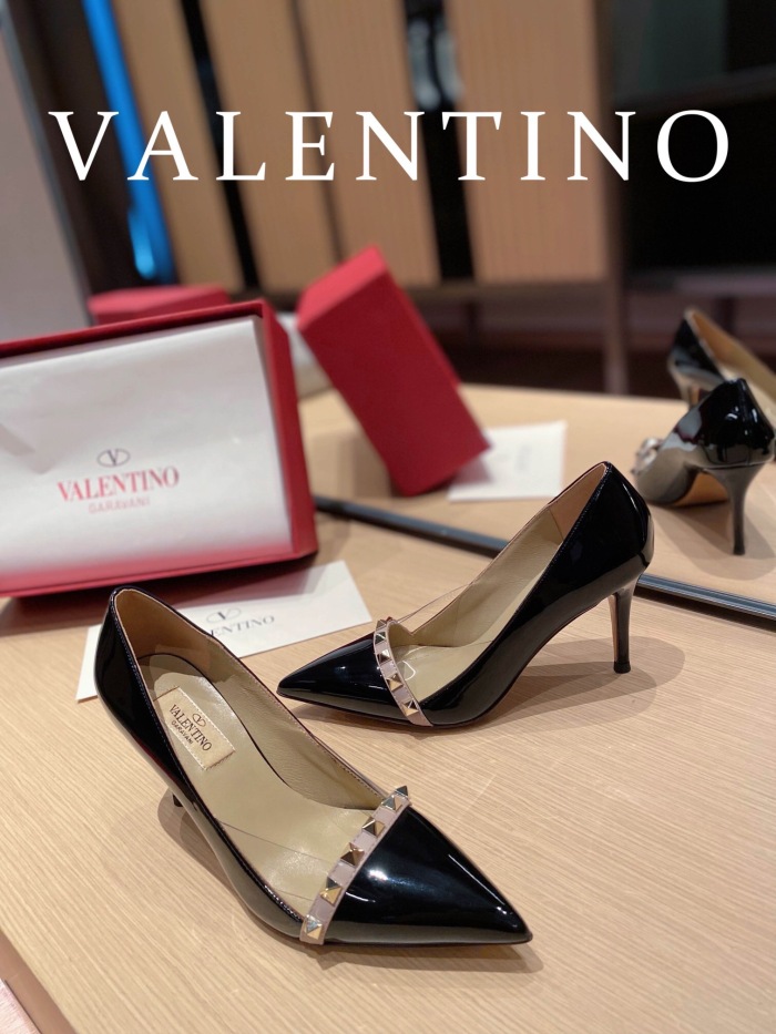 Valentino Rockstud Patent-Leather Pumps Size 35-41 3-Color