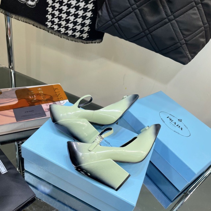 Prada Brushed Leather Pumps Size 35-41 5-Color