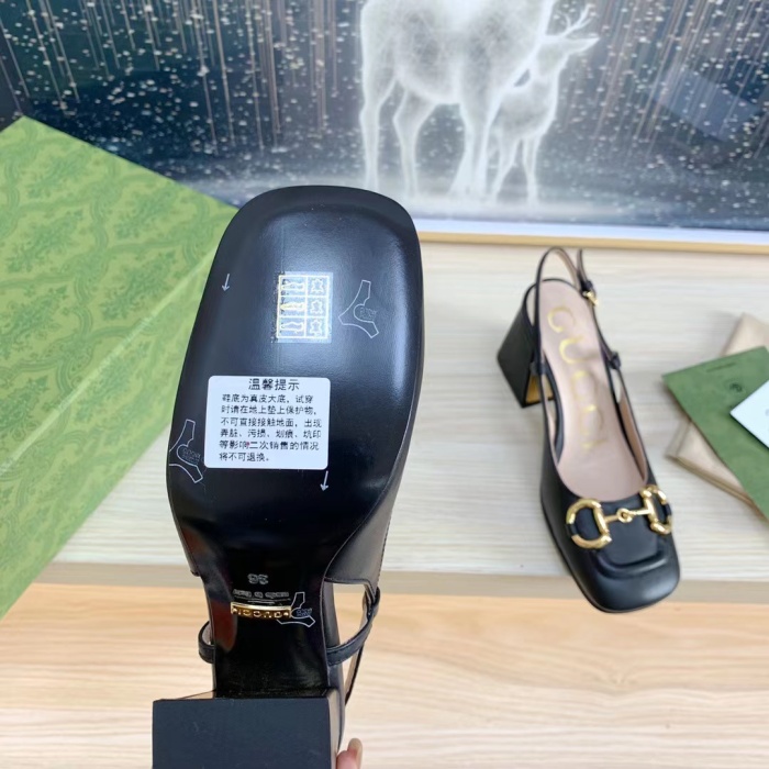 Gucci Slingback With Horsebit Pumps Size 35-41 4-Color