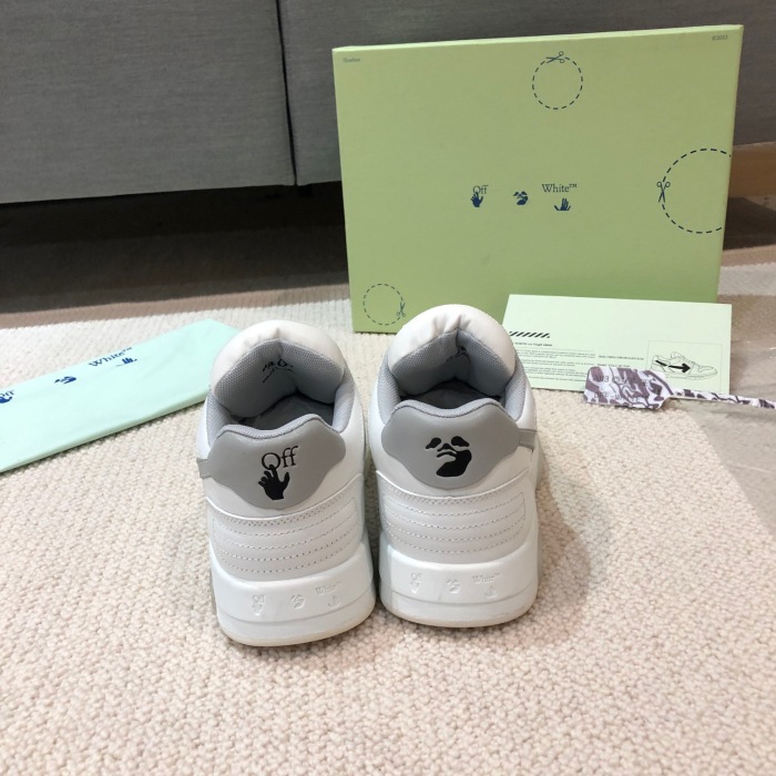 OFF White Out of Office Calf Leather Sneaker Size 35-45   8-Color