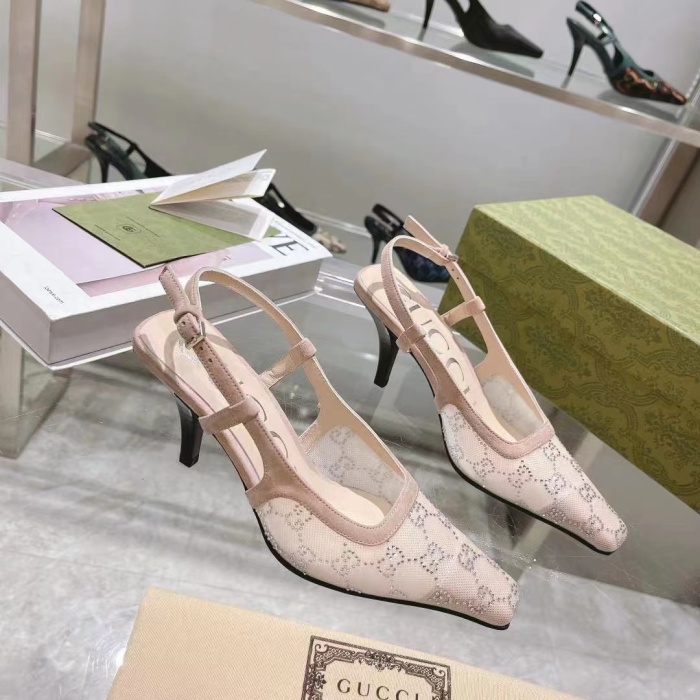 Gucci GG Slingback Pumps Size 35-41 4-Color