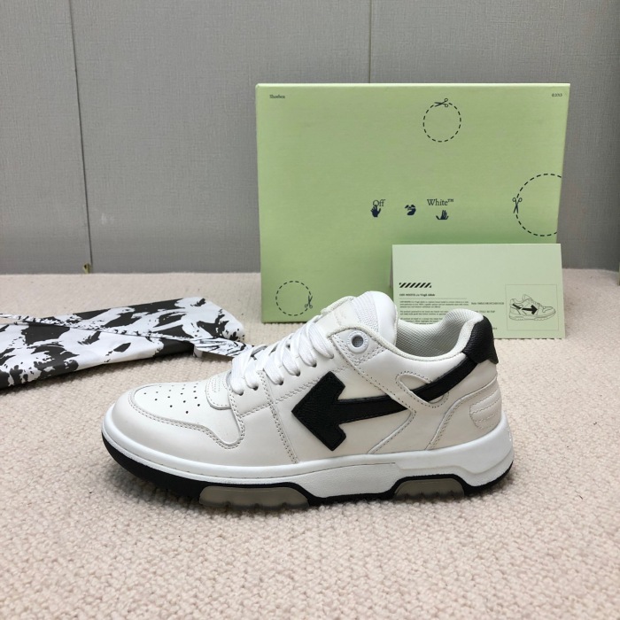 OFF White Out of Office Calf Leather Sneaker Size 35-45   8-Color