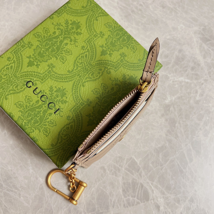 Gucci GG Marmont keychain wallet Size 10*7.5*1cm Style: 627064