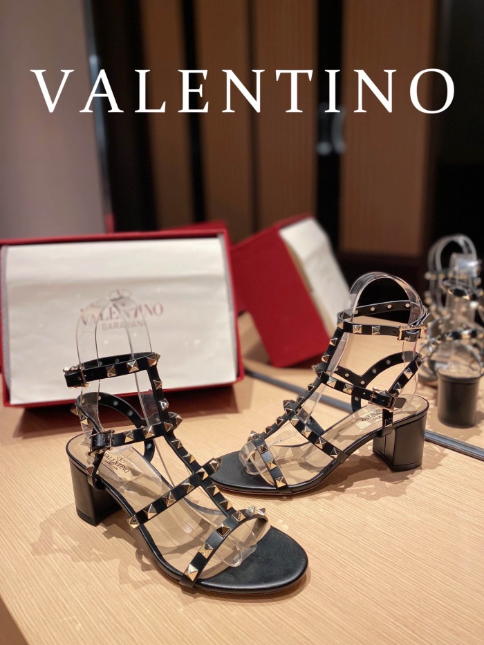 Valentino Rockstud Calfskin Ankle Strap Pumps Size 35-41 6-Color