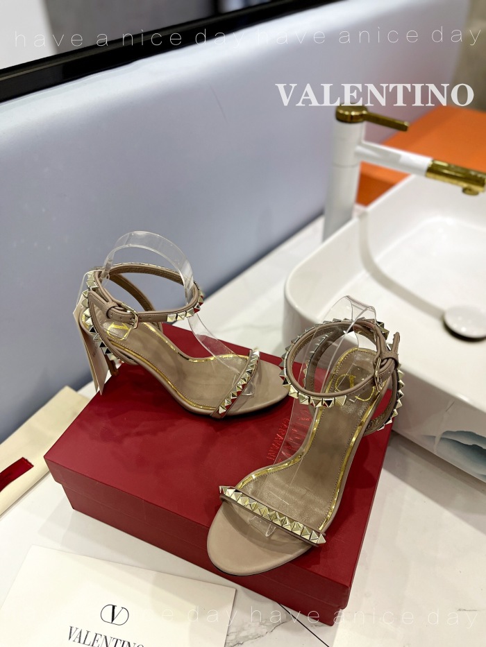 Valentino Rockstud Goatskin Pumps Size 35-41 4-Color