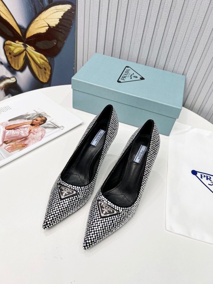 Prada Brushed Leather Pumps Size 35-41 3-Color