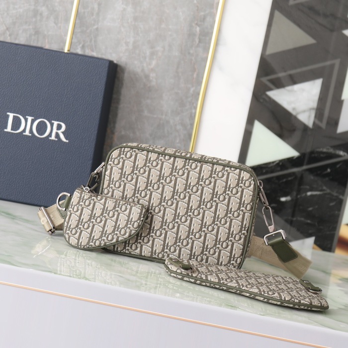 Dior Oblique Men Shoulder Bags Size 18*25*5cm