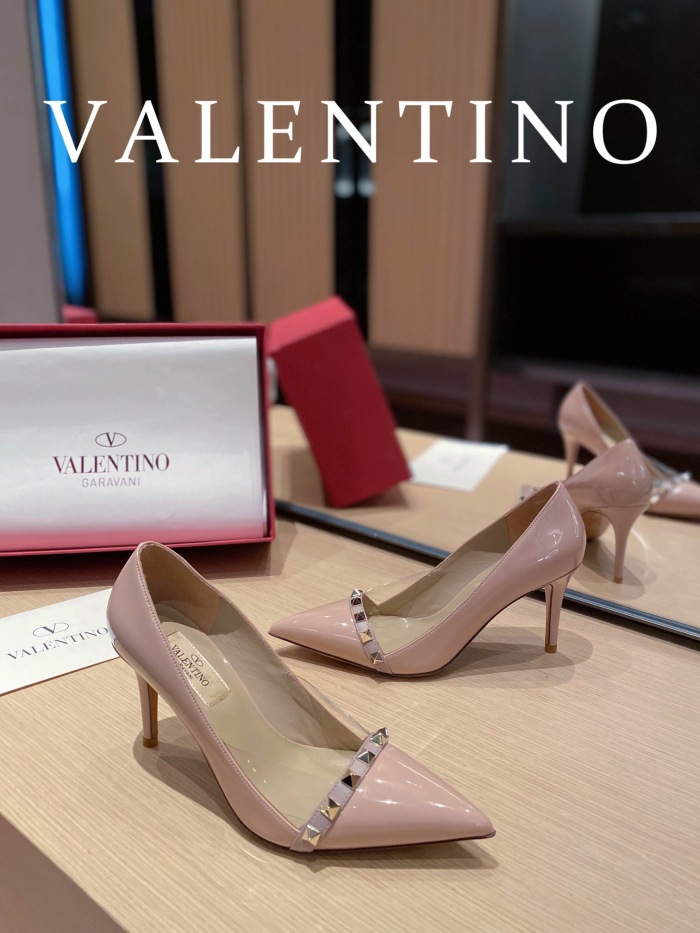 Valentino Rockstud Patent-Leather Pumps Size 35-41 3-Color