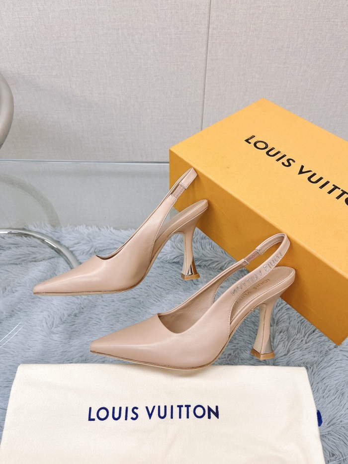 Louis Vuitton Sparkle Slingback Pumps Size 35-41 5-Color