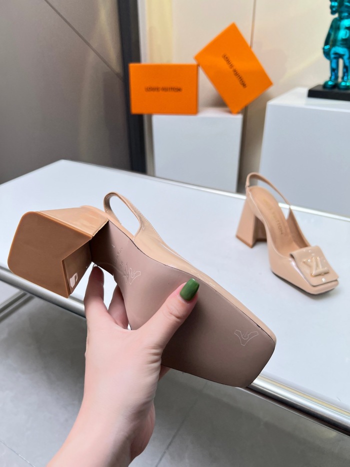 Louis Vuitton Shake Slingback Pumps Size 35-41 6-Color