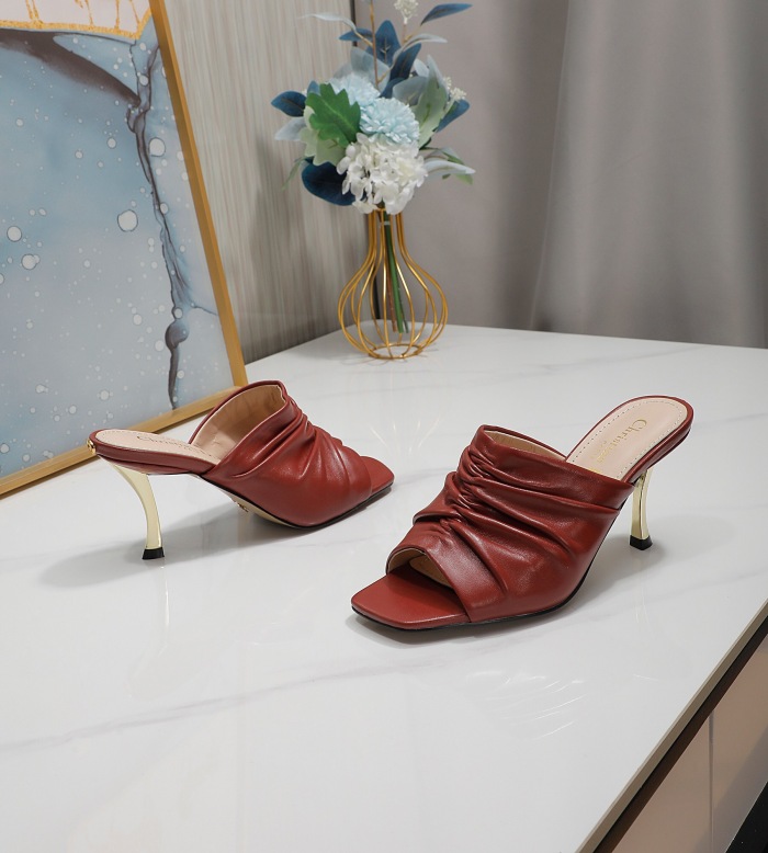 Dior D-Fame Heeled Sandal Pumps Size 35-41 5-Color