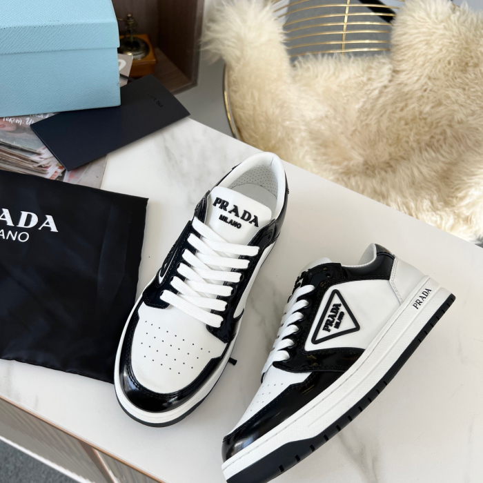 Prada District Leather Sneaker Size 36-45   5-Color