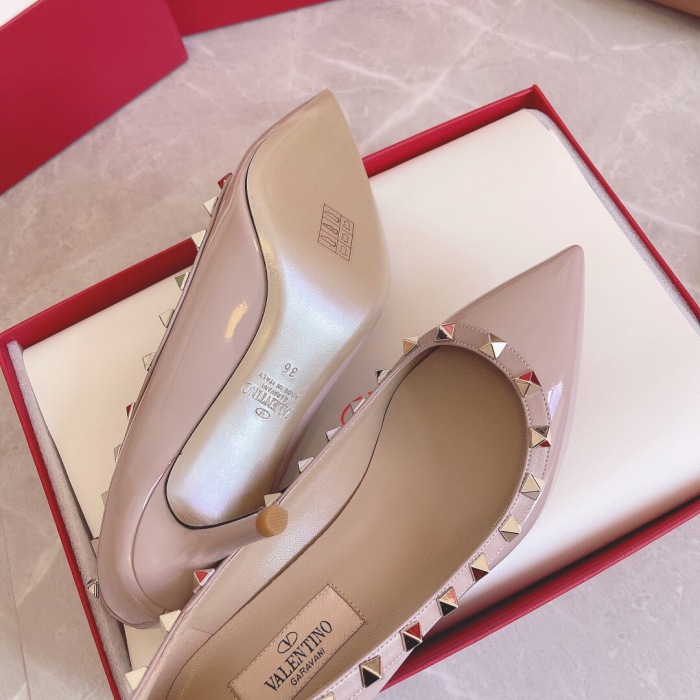 Valentino Rockstud Patent-Leather Pumps Size 35-41 8-Color