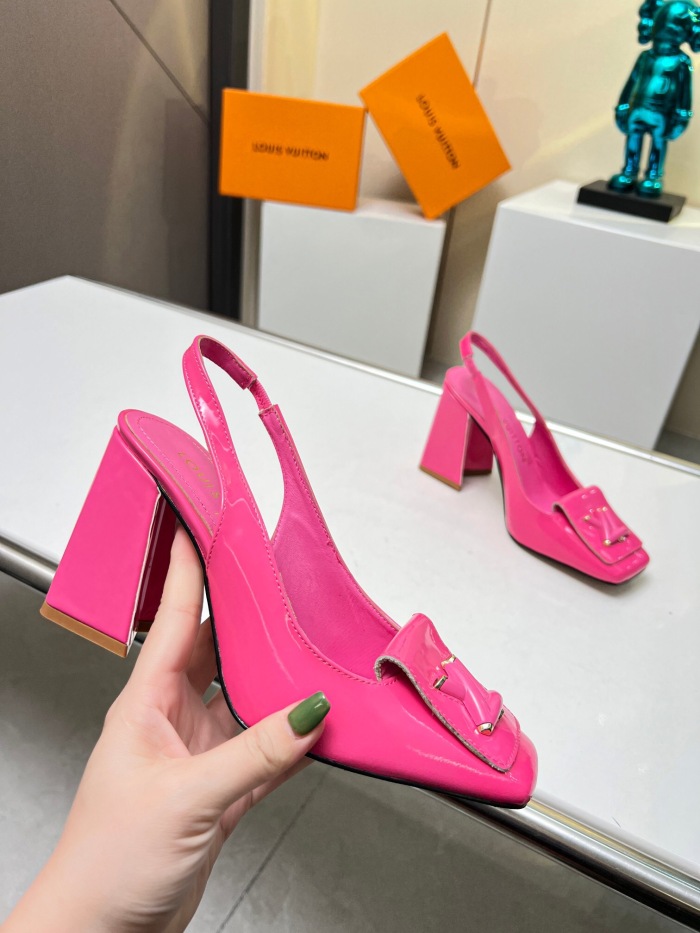 Louis Vuitton Shake Slingback Pumps Size 35-41 6-Color