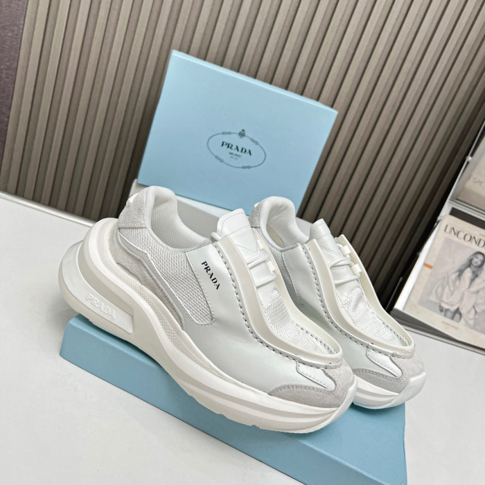 Prada 2024 New Systeme brushed leather dad Sneaker Size 36-45