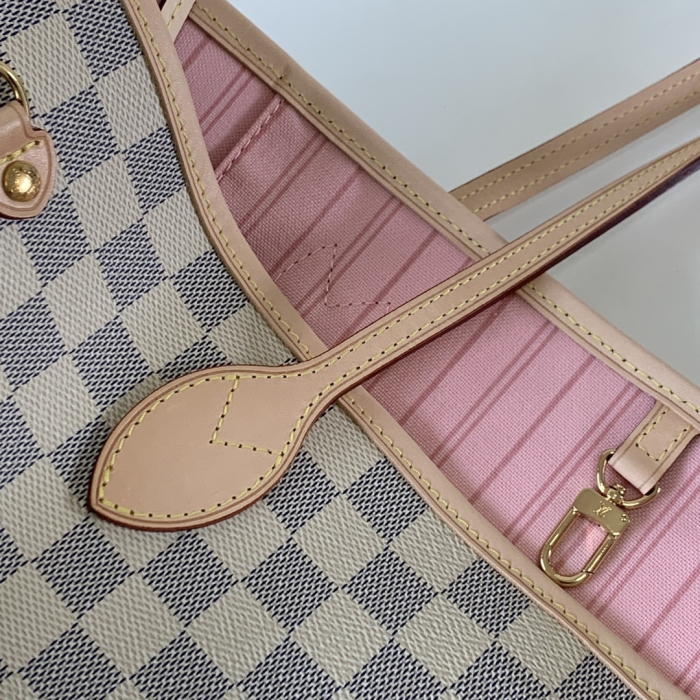 Louis Vuitton N41605 Neverfull Women Bags Pink Size 32*29*17cm