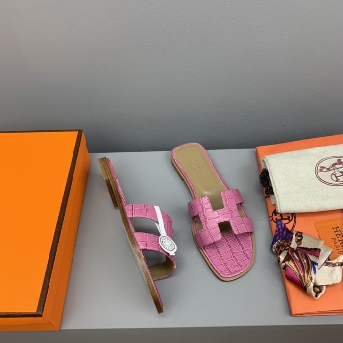 Hermes Oran Slippers Size 35-41  9-Color