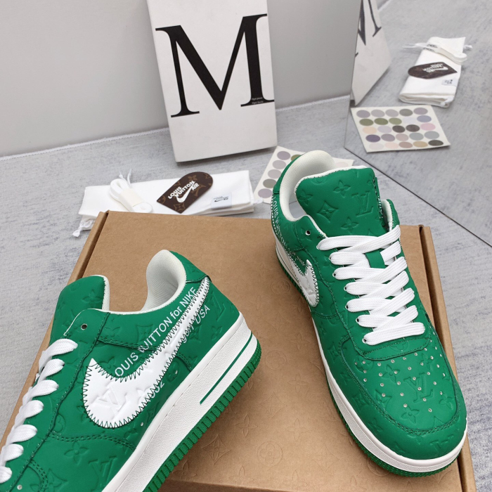 Louis Vuitton x Off White x Air Force 1 Sneaker Size 36-45   8-Color