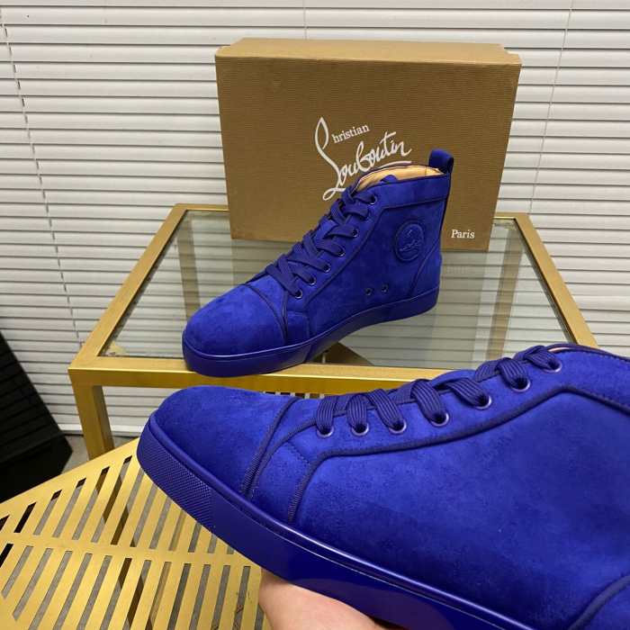 Christian Louboutin Louis High-Top Sneaker Size 36-46  7-Color